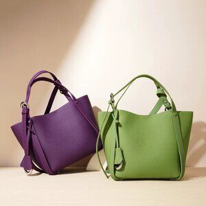 Narana Genuine Leather Bag with Matching Pouch — Style in Motion